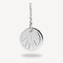 Lade das Bild in den Galerie-Viewer, Bikini Button + Leaf Charm Set | Silber
