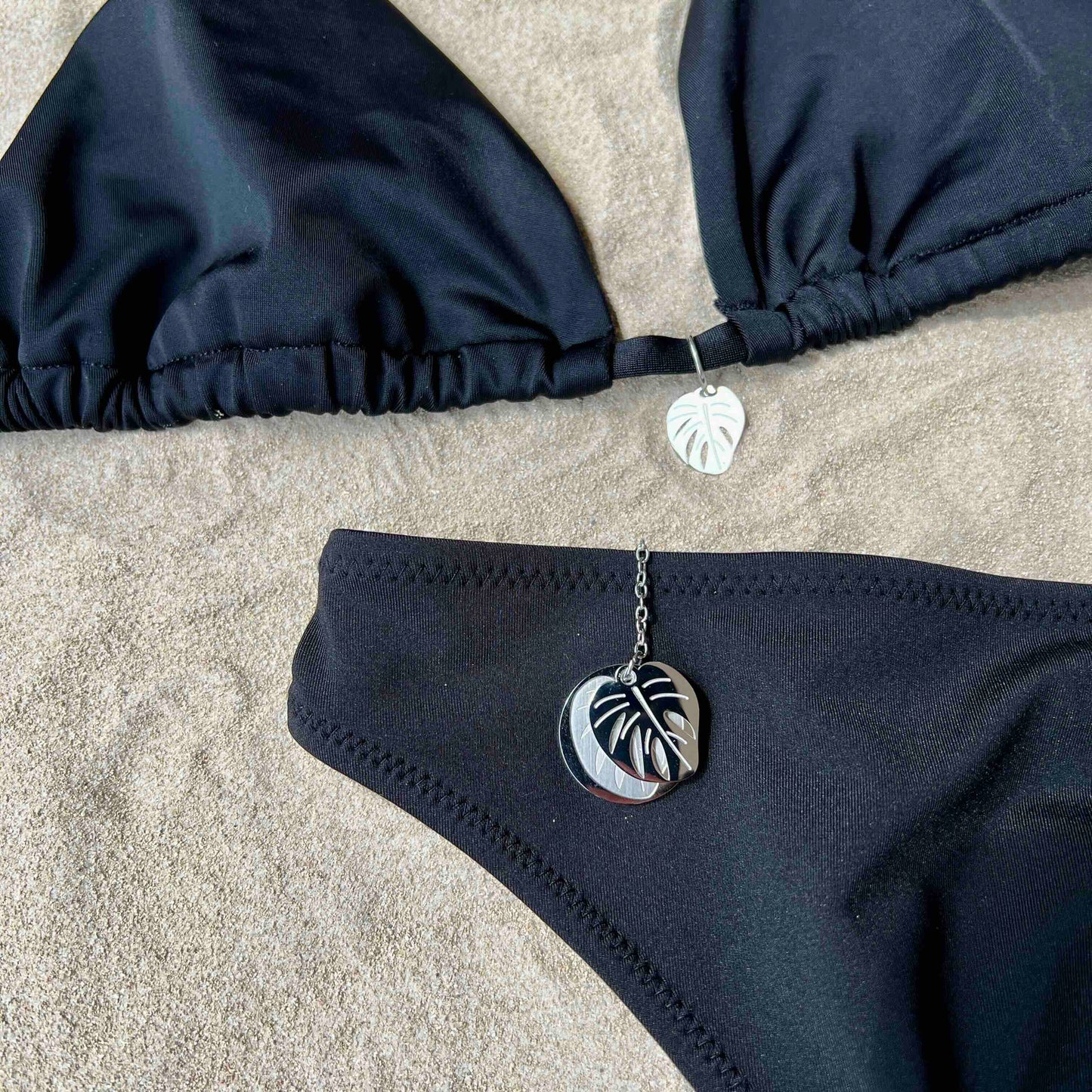 Bikini Button + Charm Set