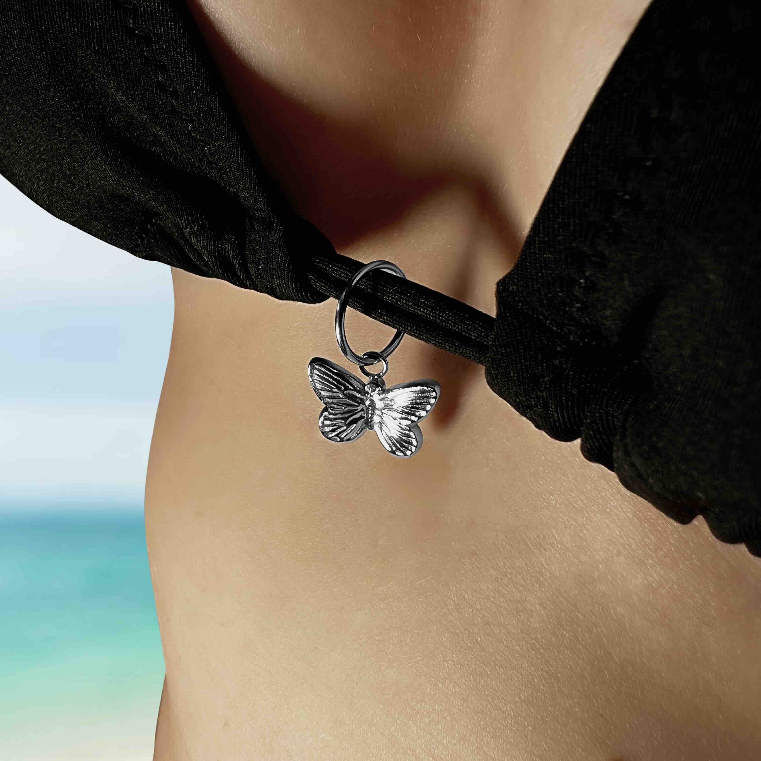 Bikini Charm - Butterfly | Silber