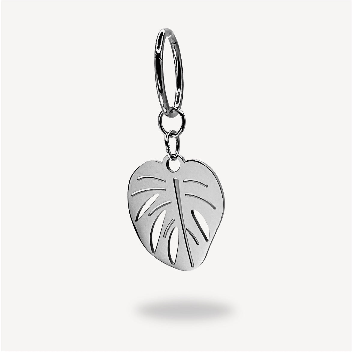 Bikini Charm - Leaf Hanger | Silber