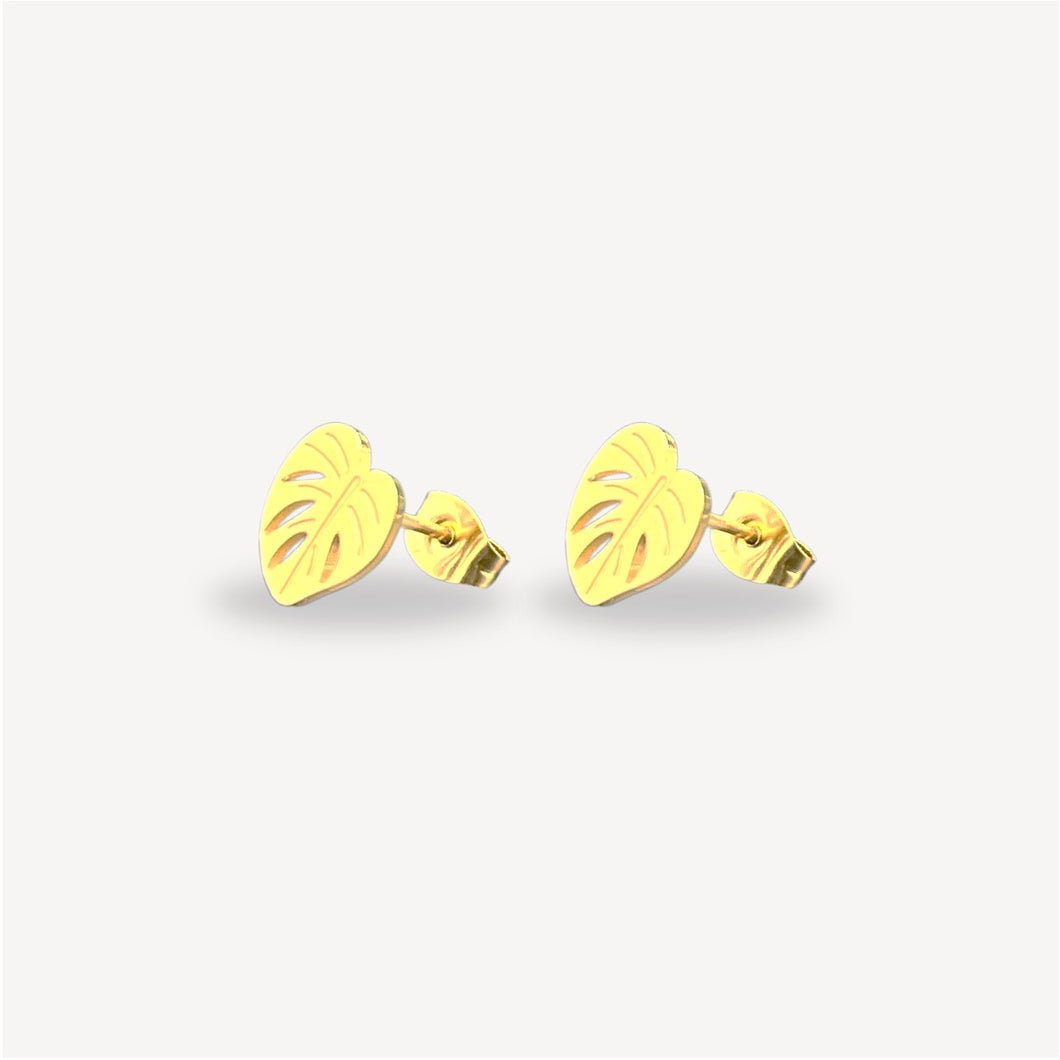 Leaf Ohrstecker | Gold